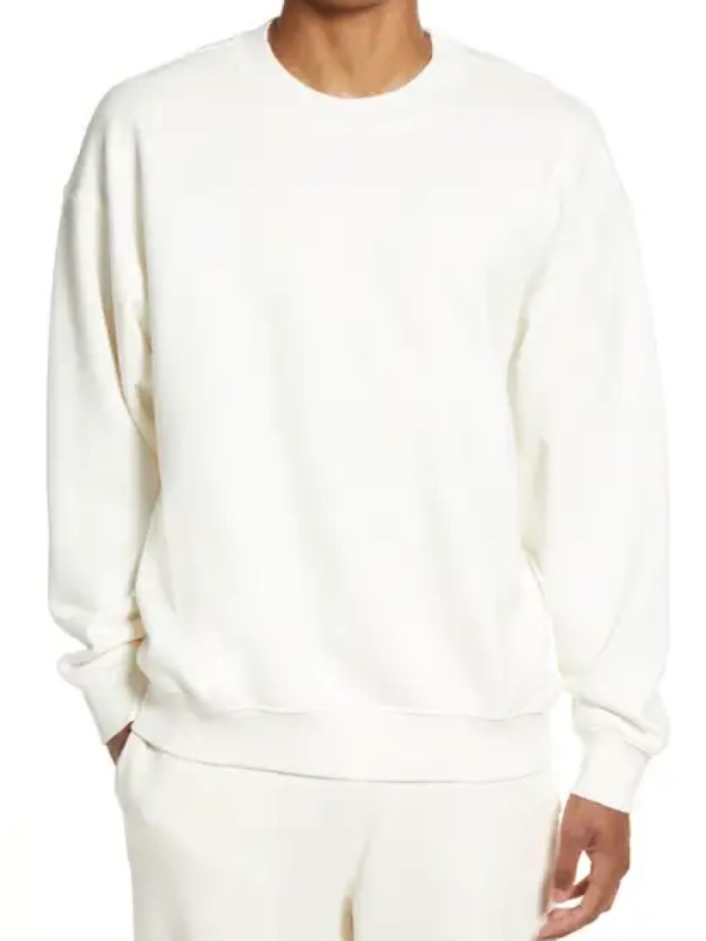 Elwood Core Oversize Crewneck Sweatshirt Organic Cotton NWT